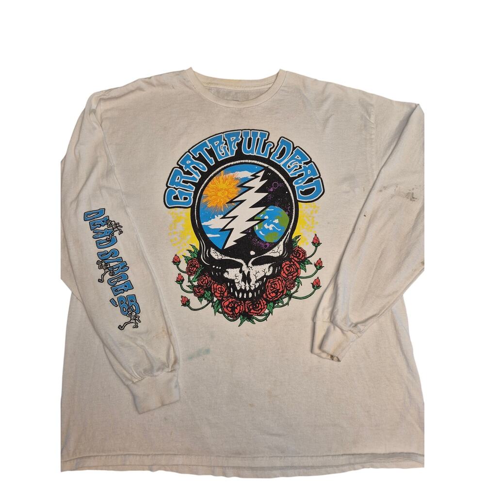 Grateful Dead Replica Long Sleeve T-Shirt XL Minor Stains